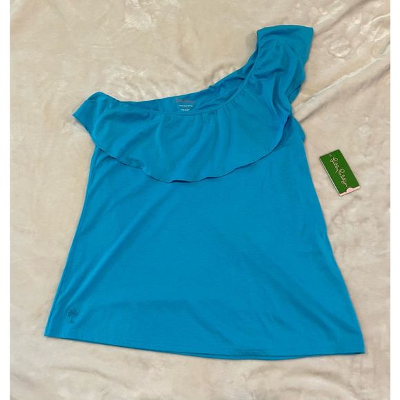 Lilly Pulitzer Morely Off the Shoulder Top. Women’s size XL. - Picture 2 of 8